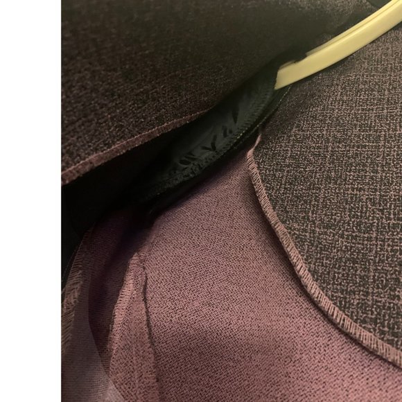 Perceptions Dark Purple Open Faced Suit Jacket - Picture 2 of 4